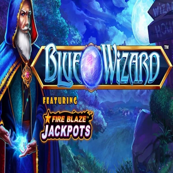 Play Blue Wizard Fire Blaze Jackpots slot by Rarestone Gaming on imperial-wins-casino.com