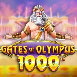 Gates of Olympus 1000 online game logo by Pragmatic Play on imperial-wins-casino.com